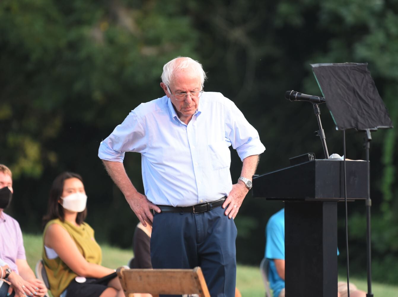 08/28/2021 Bernie Sanders Town Hall, Bernie Sanders Thinking